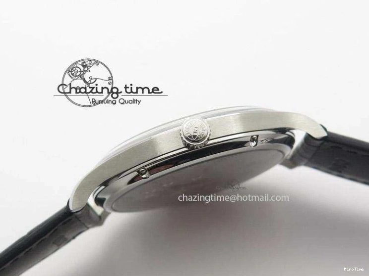 MIROTIME 0324 Portuguese IW545407 Black Dial ZF 1:1 Best Edition On Dark Blue Leather Strap DailyWear 7337